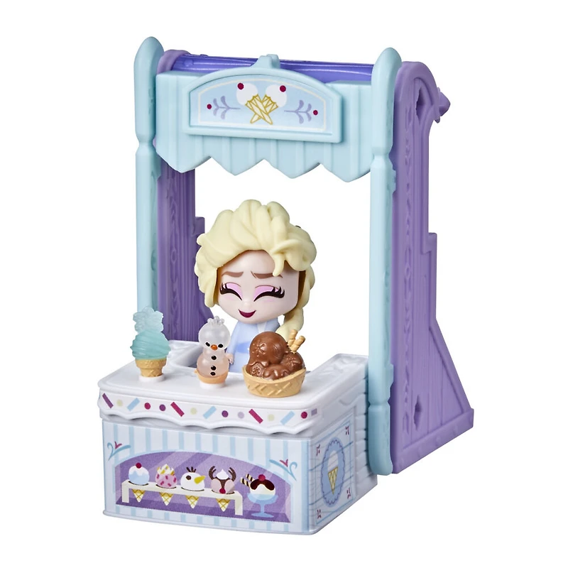 Disney's Frozen 2 Twirlabouts Series 1 Elsa Sled to Shop Playset