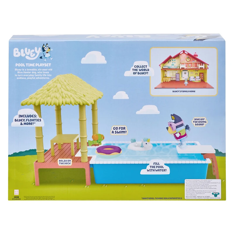 Bluey Ensemble de jeu amusant pour le temps de la piscine