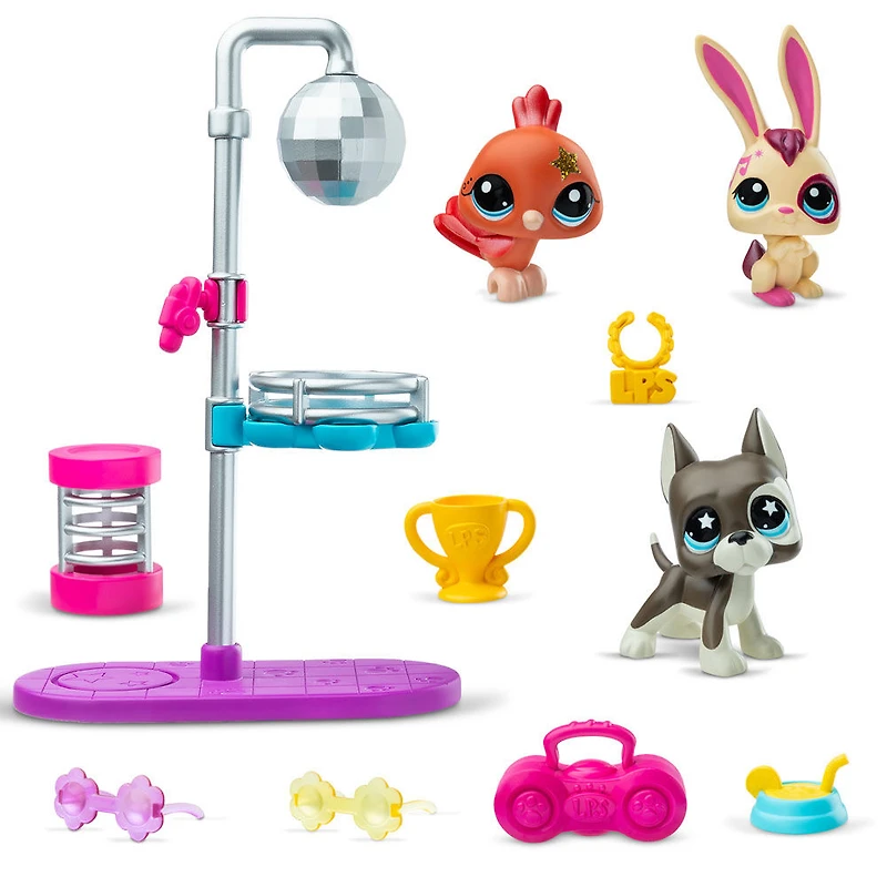 Pack de jeu Littlest Pet Shop - Disco Nights