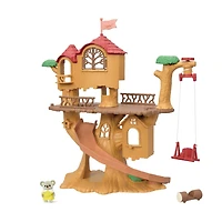 Calico Critters Adventure Treehouse Gift Set, Dollhouse Playset avec figurine et accessoires