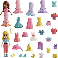 Polly Pocket 2poupées et 25accessoires Sirène sous le soleil