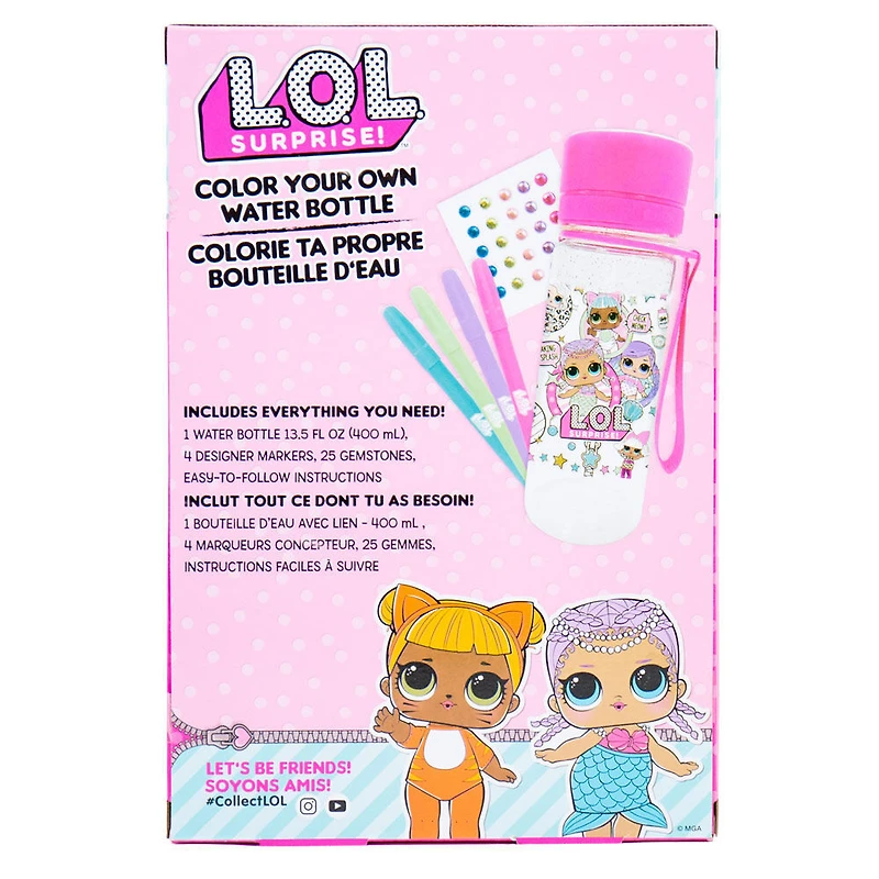 LOL Surprise! Bouteille d'eau Pailletée - Édition anglaise