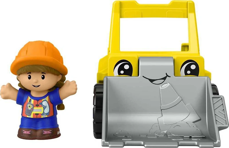 Fisher-Price - Little People - Bulldozer et figurine, 2 éléments
