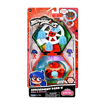 Parc d'attractions Miraculous Chibi : Rides & Rescue Miracle Box Playset