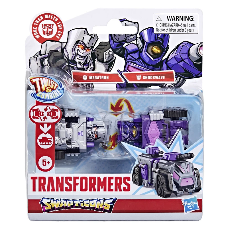 Transformers Swapticons Megatron et Shockwave, mini-figurines