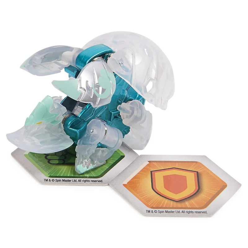 Bakugan Evolutions, Colossus (Blanc), Bakugan True Metal Platinum Series, 2 BakuCores et carte Personnage
