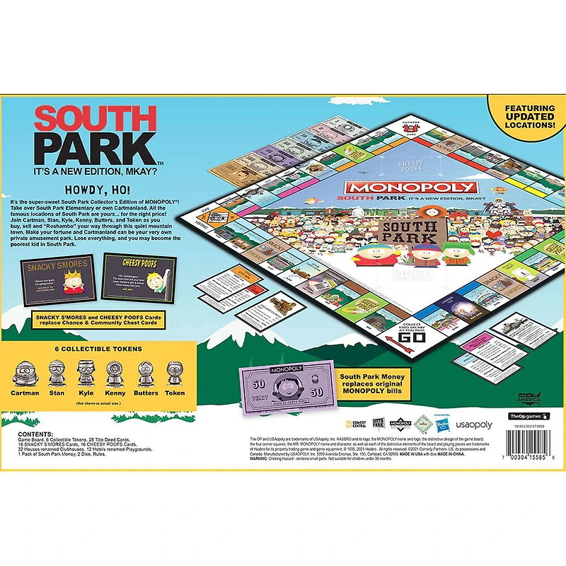 USAopoly MONOPOLY: South Park - Édition anglaise