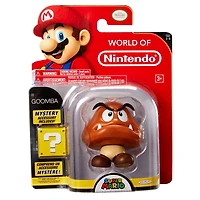 Figurines du Monde de Nintendo de 4 pouces - Goomba avec pièce de monnaie
