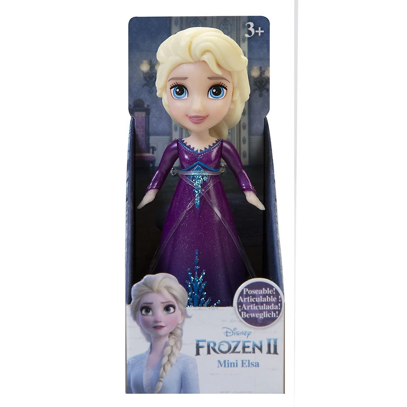 Disney Princess Mini Elsa Purple Nightgown Mini Doll