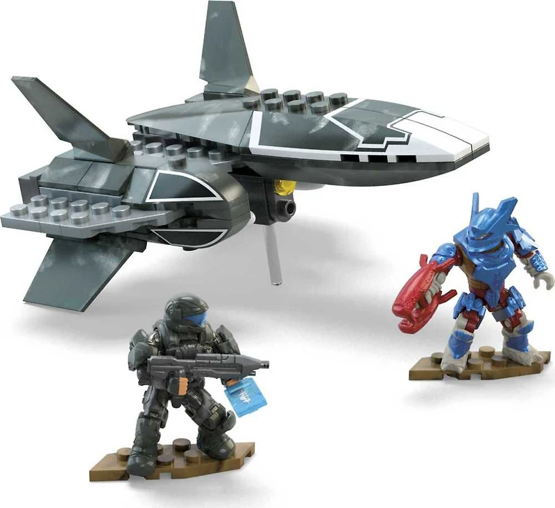 MEGA - Halo - Wombat ODST en soutien, 2 micro-figurines, 129 pces