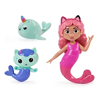 Swimways Gabby's Dollhouse Dive Characters 3-Pack, Swimming Pool Accessories & Kids Pool Toys, Pool Party Supplies & Water Toys