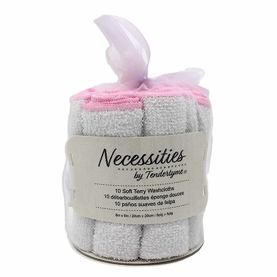 Necessities By Tendertyme 10-Pack Washcloth