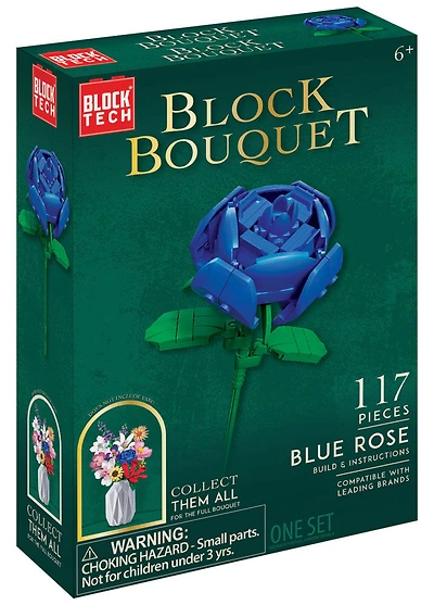 Bouquet De Blocs    Rose Bleue
