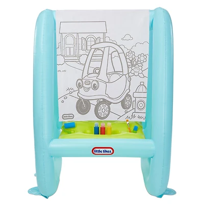 Chevalet gonflable 3 en 1 Little TikesMD Paint and Play de jardin avec accessoires
