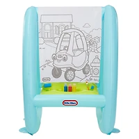Chevalet gonflable 3 en 1 Little TikesMD Paint and Play de jardin avec accessoires