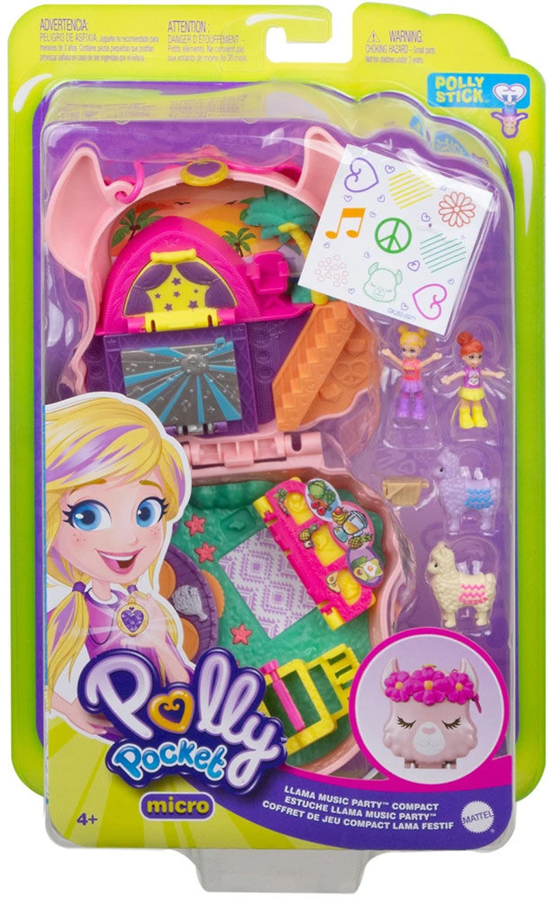 Polly Pocket - Coffret de jeu compact LAMA FESTIF