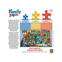 "Family Hour" "Peeking Through" Grand Casse-Tête De 400 Pièces Par Adrian Chesterman