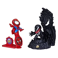 Marvel Stunt Squad, Spider-Man contre Venom, coffret de figurines de 3,5 cm