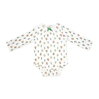 Baby Mode 3 Piece Jumper Set: Blue Floral