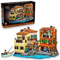 LEGO Ideas La Riviera Italienne, Ensemble Modèle d'Architecture pour Adultes, Cadeau Thématique, Ensemble de Construction 21359