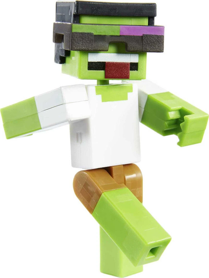 Minecraft- Série Créateur- Figurine- Lunettes pour Faire la Fête