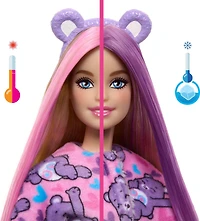 Barbie Cutie Reveal Care Bears Series Doll & Accessories in Share Bear Plush Costume, 10 Surprises