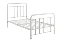 Lit jumeau brooklyn, blanc DHP