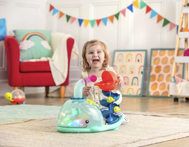 Jouet musical aux balles sautillantes, Poppity Whale Pop, B. toys