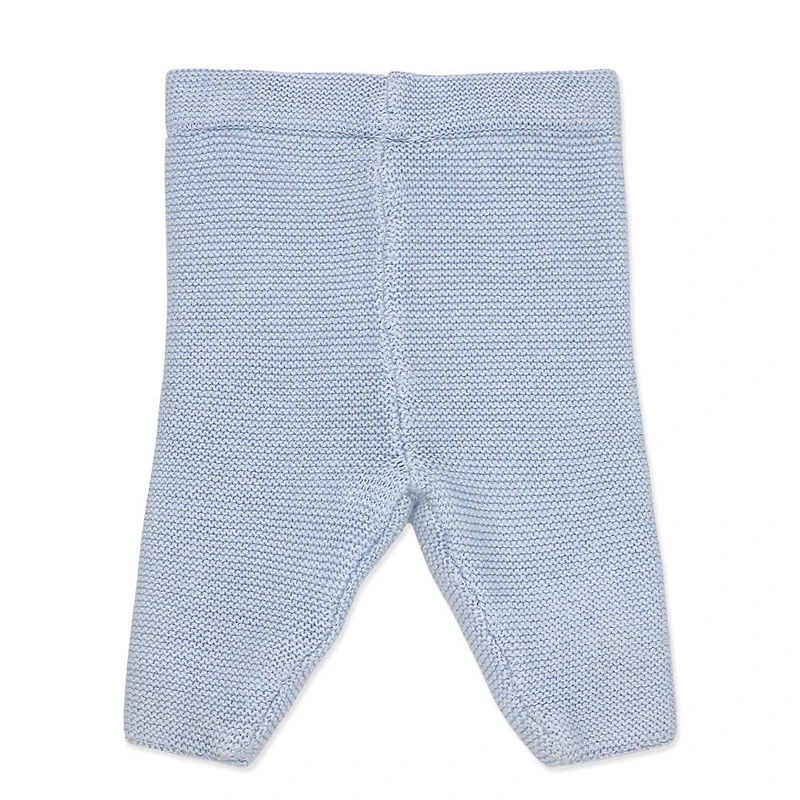 Rock a Bye Baby Coffret cadeau 2 pièces cardigan et pantalon en tricot bleu 0-3 mois