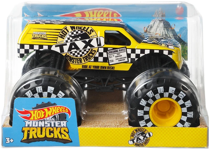 Hot Wheels Monster Trucks Taxi Vehicle