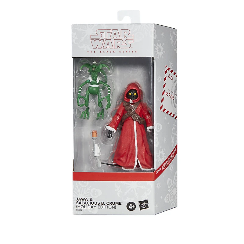Star Wars The Black Series, Jawa et Salacious B. Crumb (Holiday Edition), figurines Star Wars, échelle de 15 cm