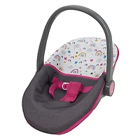 509 Crew Doll Carseat,  Rainbow Fun - R Exclusive