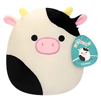 Squishmallows de 19 cm - Connor la vache noire et blanche
