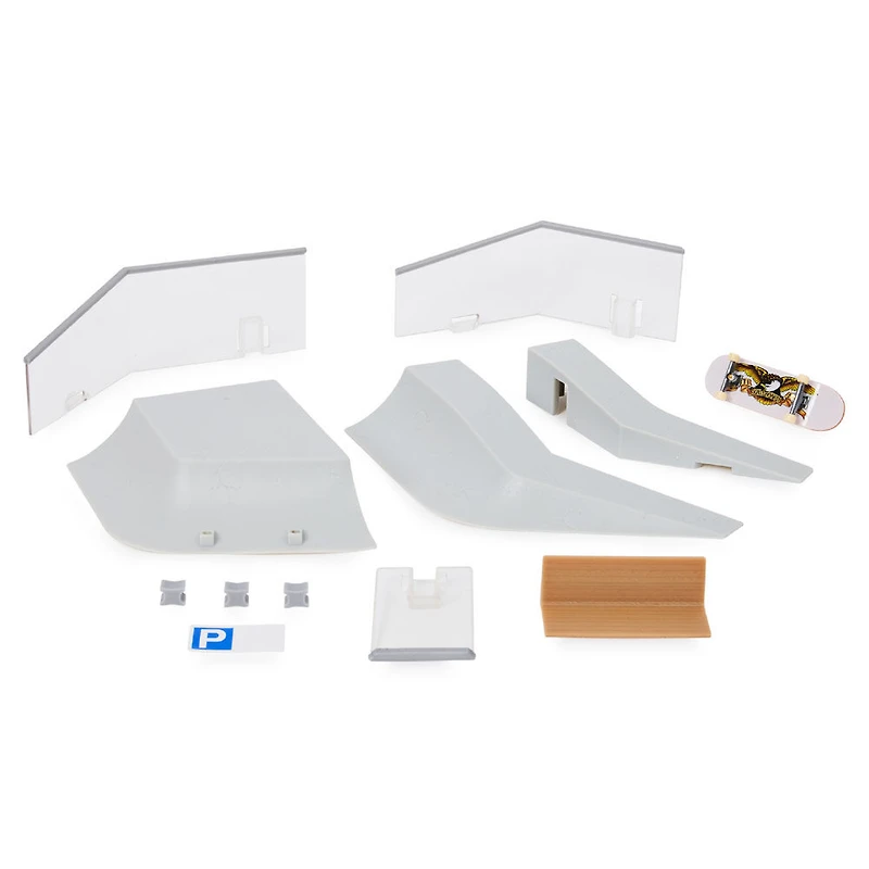 Tech Deck, Build-A-Park World Tour, Landhausplatz (Autriche), Coffret rampe avec fingerboard Signature - Édition anglaise