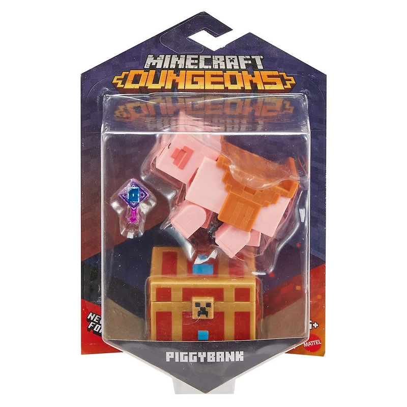 Minecraft Dungeons 3.25" Piggy Bank Figure