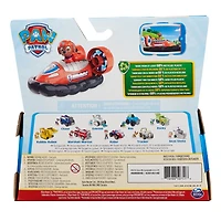 PAW Patrol, Zuma Hovercraft, Véhicule avec figurine articulée à collectionner, jouets respectueux de la planète