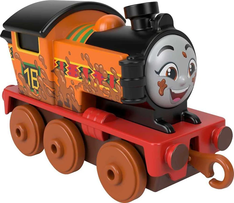 Locomotive à pousser Course de Boue Nia Thomas et ses amis