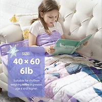 Couverture lestée pour enfants La Reine des neiges de Disney (40 x 60 pouces), 6 lb