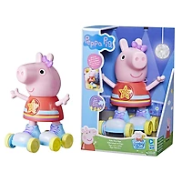 Peppa Pig Roller Disco Peppa, jouet sur patins à roulettes, rétrofriction (version anglaise)