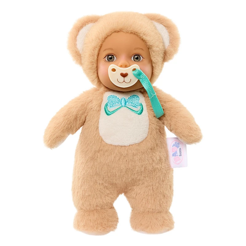 BABY born Cozy Cuties Soft Baby Doll- Bear, Gray Eyes