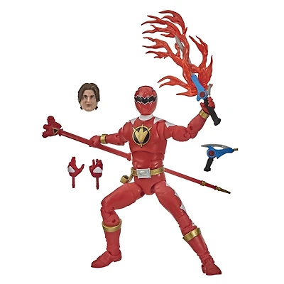 Power Rangers Lightning Collection Dino Thunder, figurine de Ranger rouge, avec accessoires