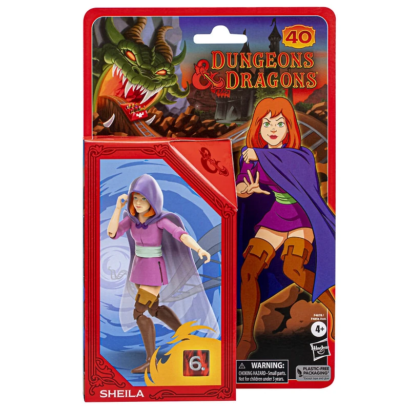 Dungeons and Dragons Cartoon Classics 6-Inch-Scale Sheila Action Figure DandD Toys