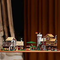 LEGO Icons Medieval Town Square Build and Display Castle Set 10332