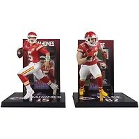 Figurines NFL Posed 7 pouces 2-Pack - Patrick Mahomes/Travis Kelce (Kansas City Chiefs)