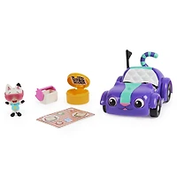 Gabby et la maison magique – Petite voiture Carlita avec figurine Pandy Paws à collectionner et 2 accessoires