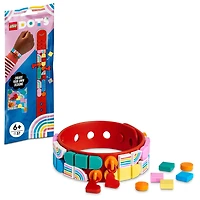 LEGO DOTS Rainbow Bracelet with Charms 41953 DIY Bracelet Kit (37 Pieces)
