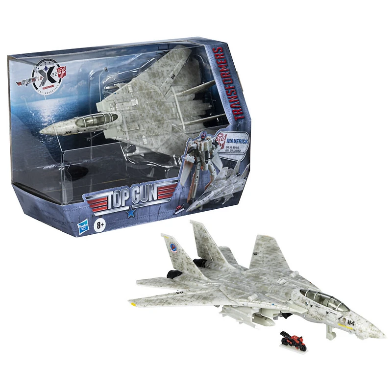 Transformers Generations - Transformers Collaborative, Fusion Top Gun, Maverick, figurine articulée de 17,5 cm