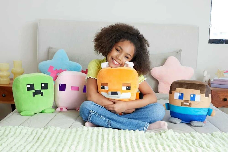 Minecraft Cuutopia Tamed Wolf Plush 10-inch Character Pillow Doll, Collectible Toy