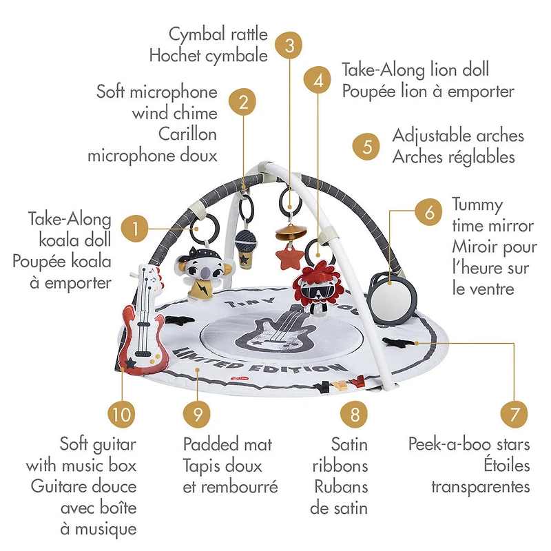 Tiny Love Developmental Activity Mat Gymini - Tiny Rockers Collection