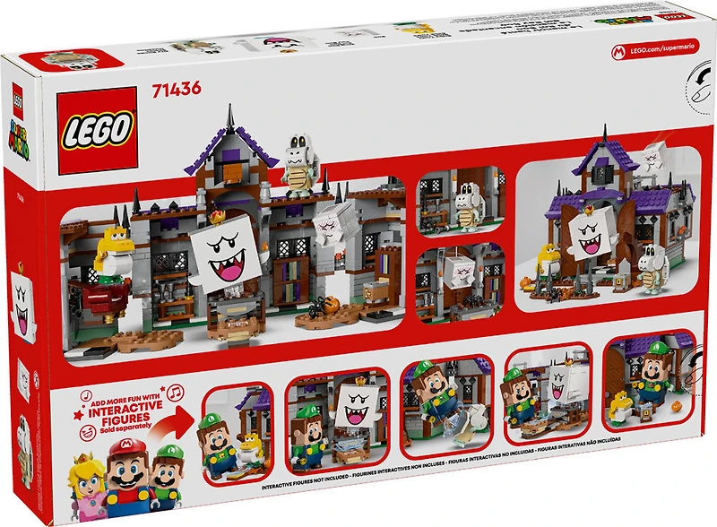 LEGO Super Mario King Boo's Haunted Mansion, Ghost Toy, Nintendo Video Game Toy Collectible, 71436